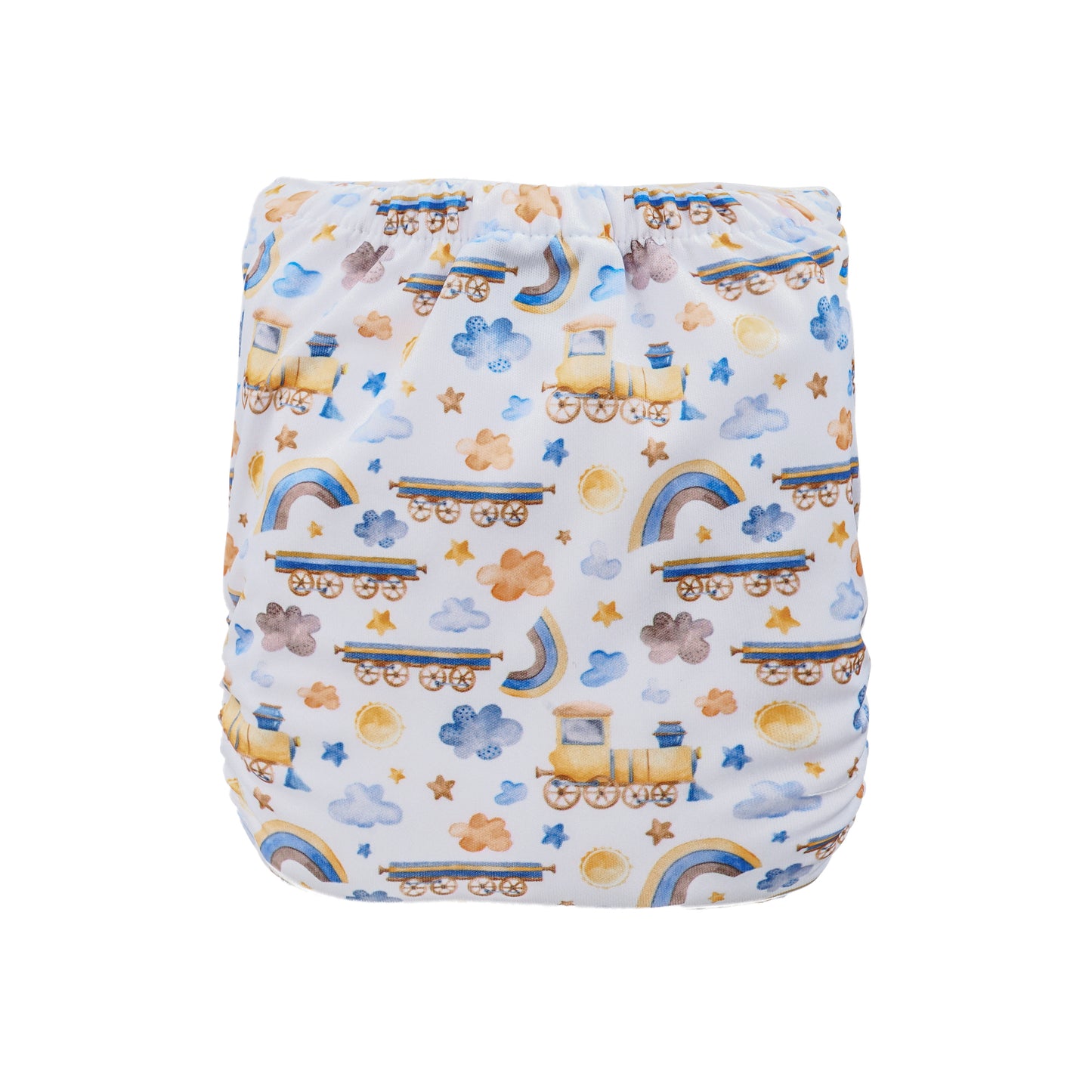OS POCKET DIAPER SHELL  2025 -  DREAM TRAIN (WHITE)