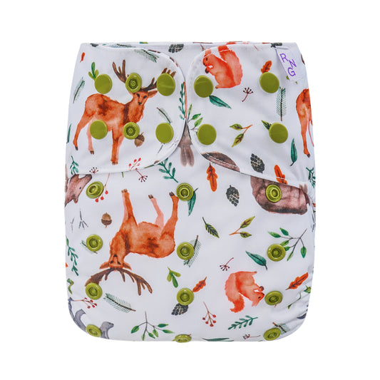 OS POCKET DIAPER SHELL  2025 -  FOREST FRIENDS